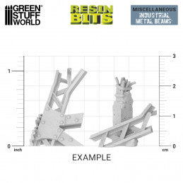 Industrial Metal Beams 1:48-1:35