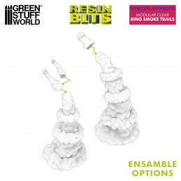 Modular Clear Ring Smoke Trails for Jump Packs 1:48