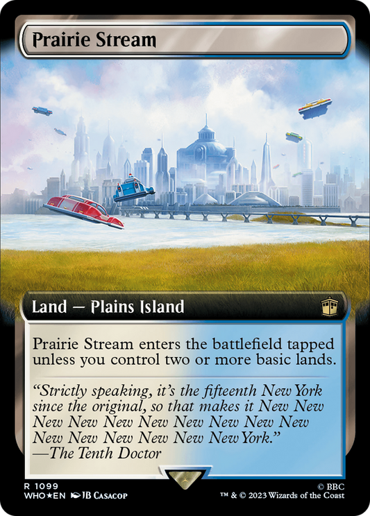 Prairie Stream (Extended Art) (Surge Foil) [Doctor Who]