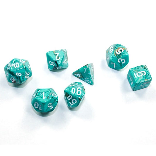 7-Set Cube Mini Marble Oxi-Copper/White