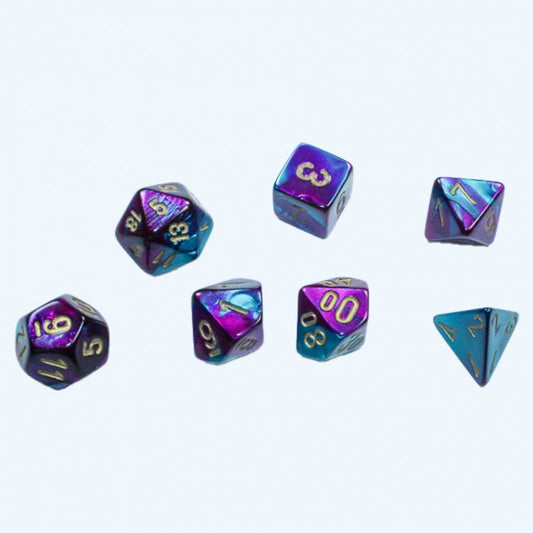 7-Set Cube Mini Gemini Purple-Teal/Gold