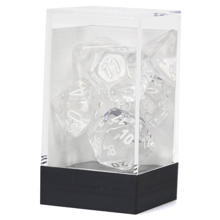 7-Set Cube Translucent Clear/White