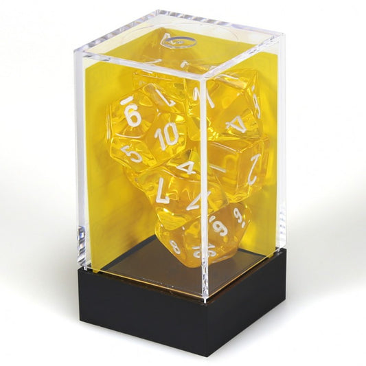 7-Set Cube Translucent Yellow/White