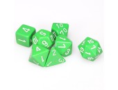 7-Set Cube Opaque Green/White