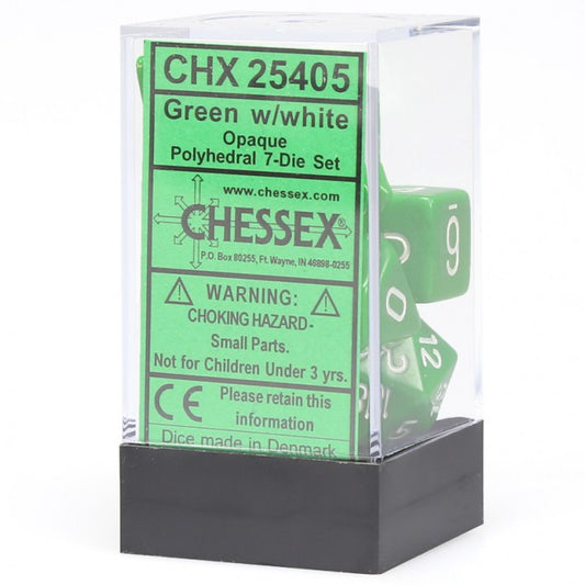 7-Set Cube Opaque Green/White