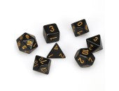 7-Set Cube Opaque Black/Gold