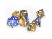 7-Set Cube Gemini Blue-Gold/White