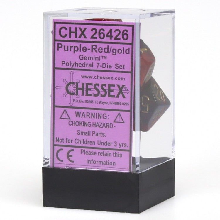 7-Set Cube Gemini Purple-Red/Gold