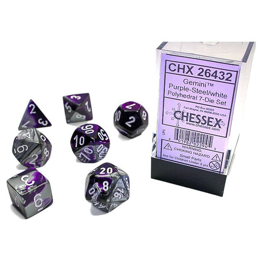 7-Set Cube Gemini Purple-Steel