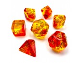 7-Set Cube Gemini Translucent Red/Yellow/Gold