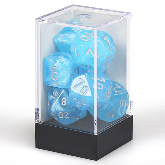 Luminary™ Polyhedral Sky/silver 7-Die set