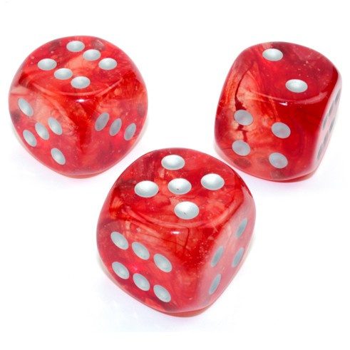 Nebula red Luminary dice