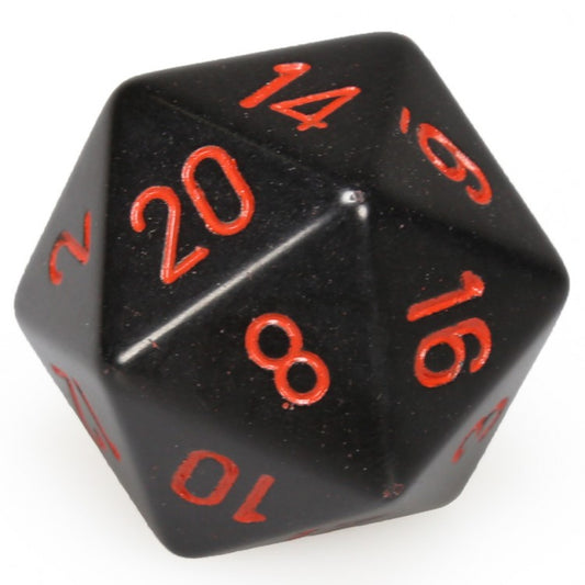 Chessex D20: Black/Red