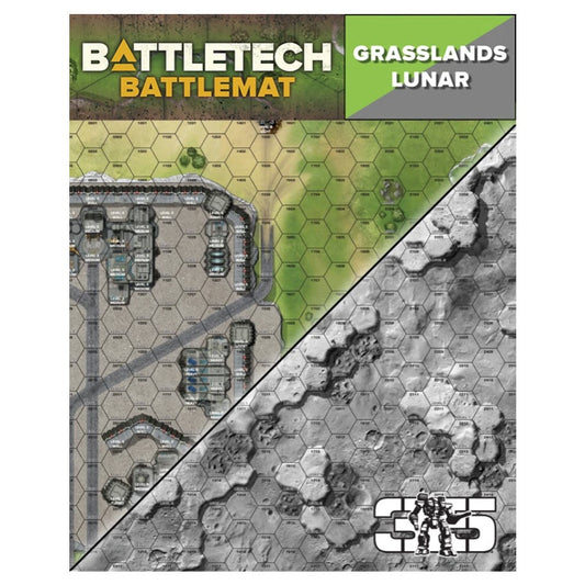 Battletech: Battle Mat: Grasslands/Lunar
