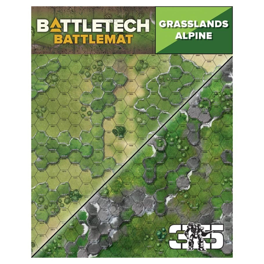 Battletech: Battle Mat: Grasslands/Alpine