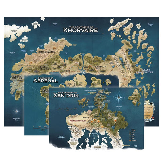 Dungeons & Dragons Fifth Edition: Nations of Khorvaire Map