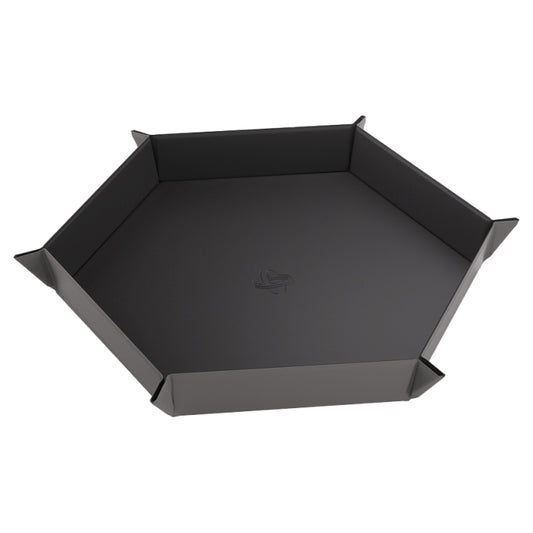 Dice Tray: Hex: Black/Gray