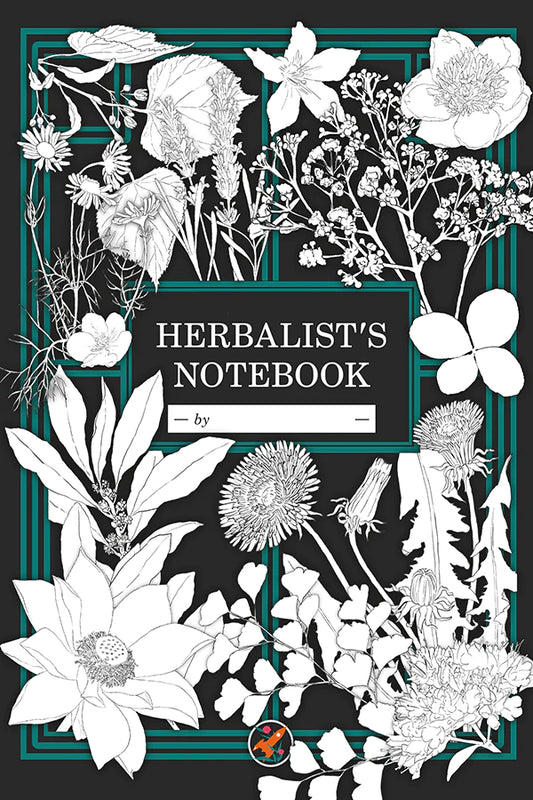HERBALIST'S PRIMER NOTEBOOK SPIRALBOUND - BLACK AND WHITE