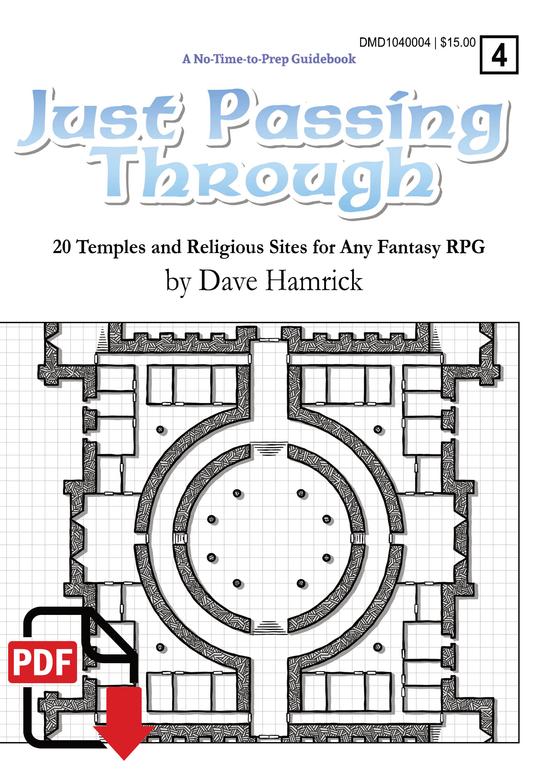 Just Passing Through: 20 Temples and Religious Sites for Any Fantasy RPG (PDF Only)