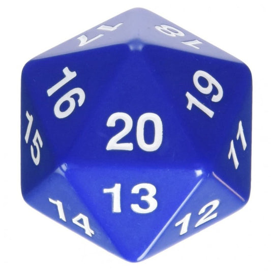 D20 Countdown 55mm Opaque Blue/White