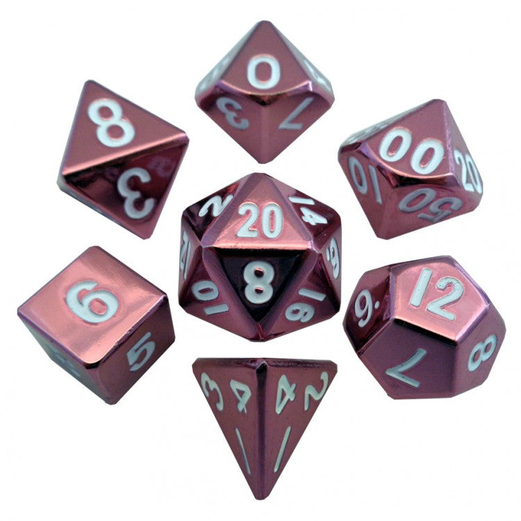 7-Set Pink Painted Metal