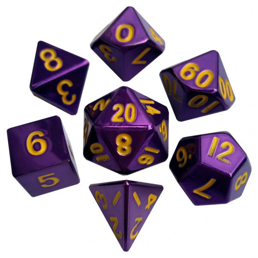 7-Set Purple/Gold Metal