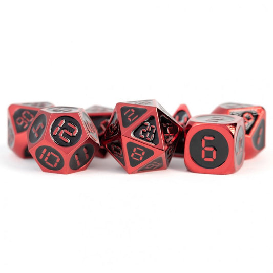 7-Set Metal Digital Enamel Red/Black