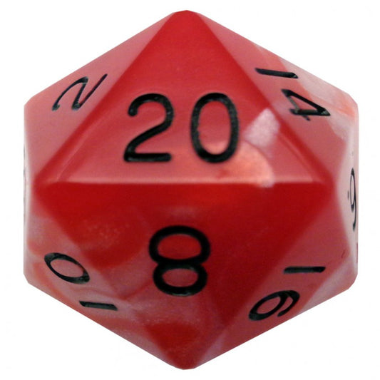 d20 Single 35mm Mega Red-White/Black