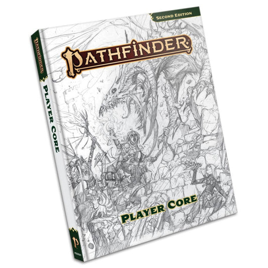 Pathfinder 2E: Player Core Sketch Cover