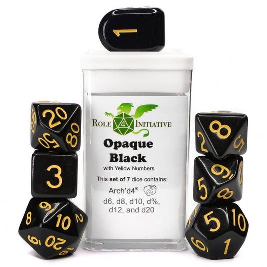 7-Set Opaque Black/Yellow