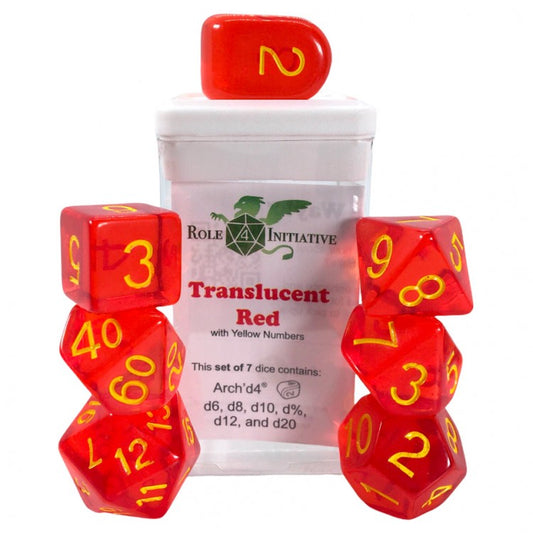 7-Set Translucent Red/Yellow