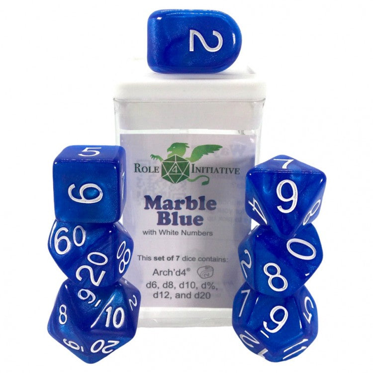 7-Set Marble Blue