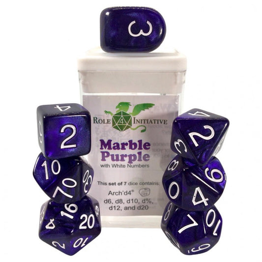 7-Set Marble Purple