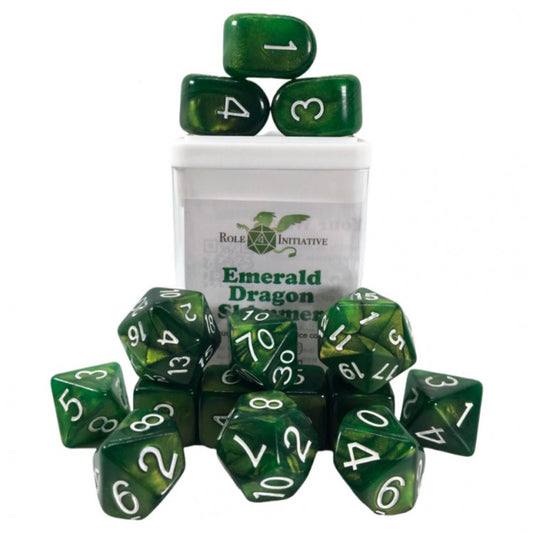 15- Set Emerald Dragon Shimmer