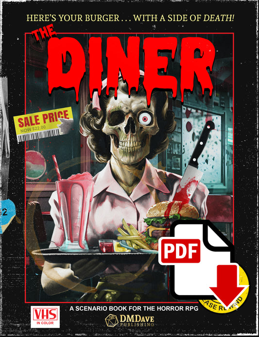 The Diner — A Scenario Book for the Horror RPG Physical Book (PDF Only)