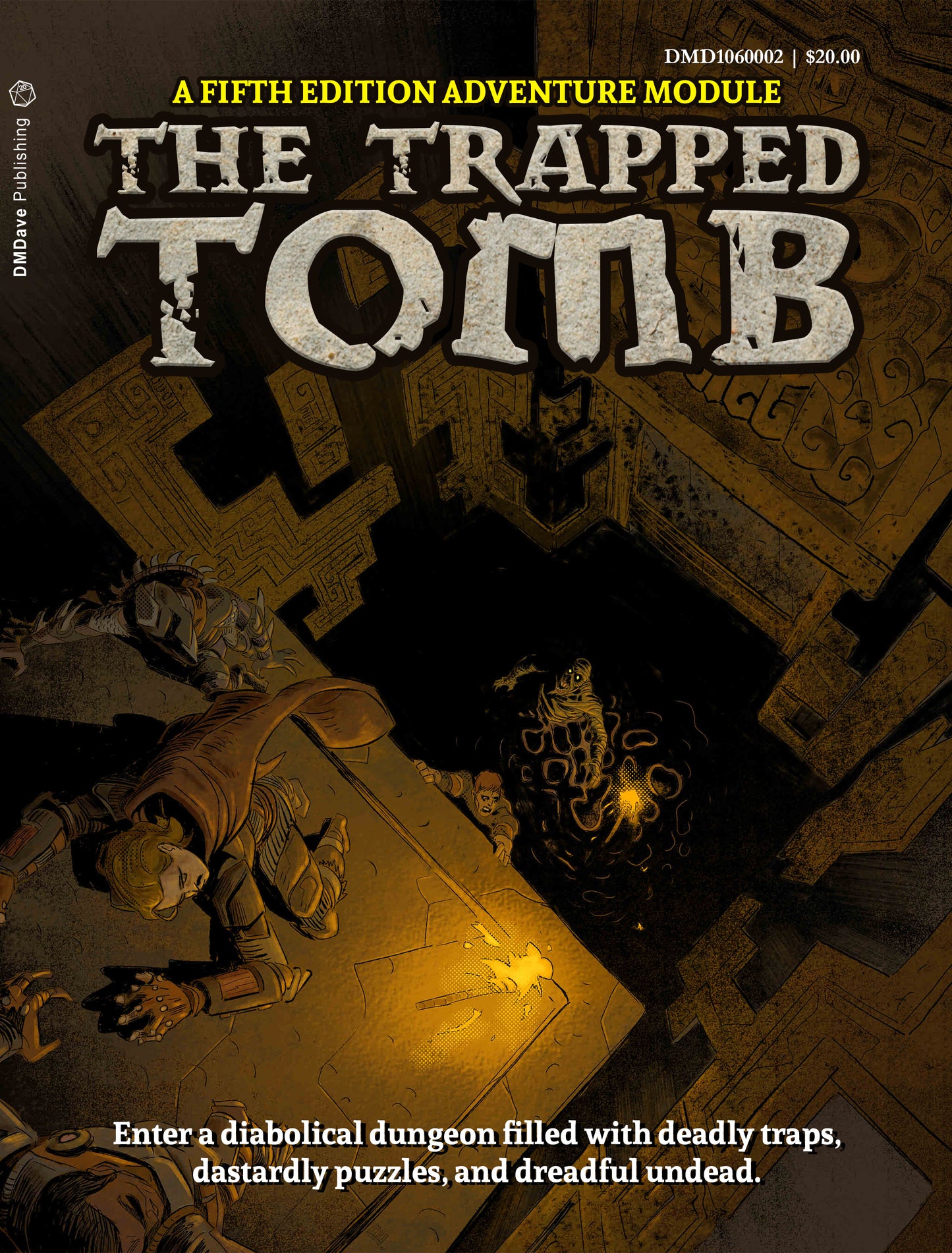 The Trapped Tomb: A Fifth Edition Adventure Module for 3rd, 5th, 8th, or 11th Level (PDF Only)