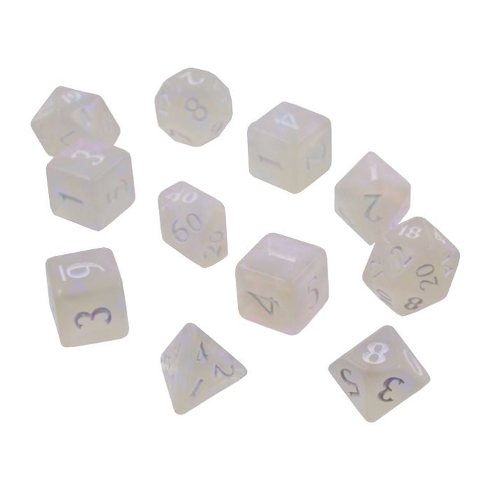 Dice Set: Eclipse 11 Arctic White