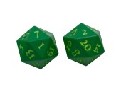 Green Vivid Heavy Metal D20