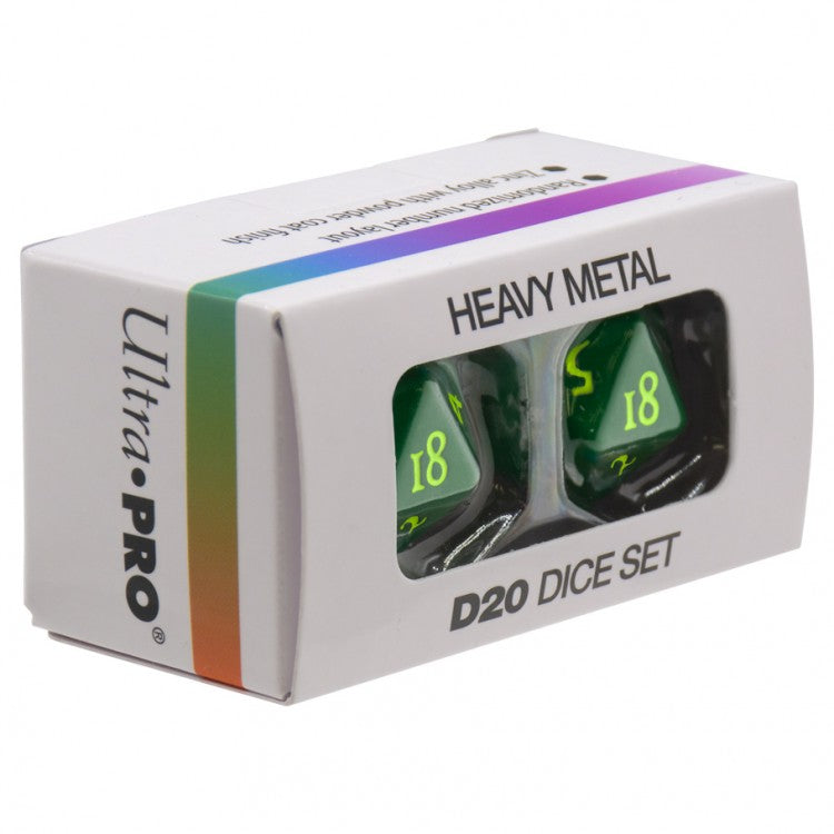 Green Vivid Heavy Metal D20