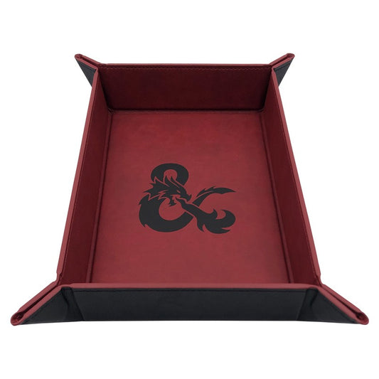 Dice Tray: Dungeons & Dragons Fifth Edition: Foldable Red and Black