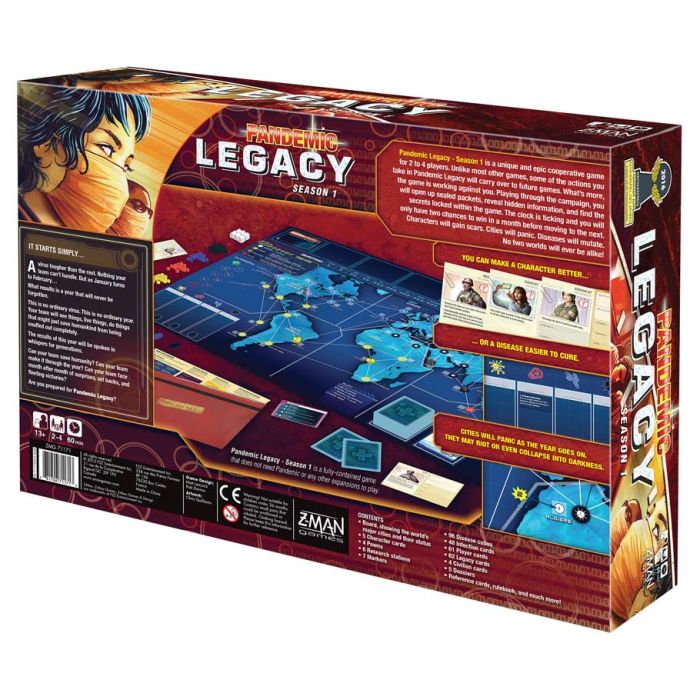 Pandemic: Legacy Season 1 (Red Edition)