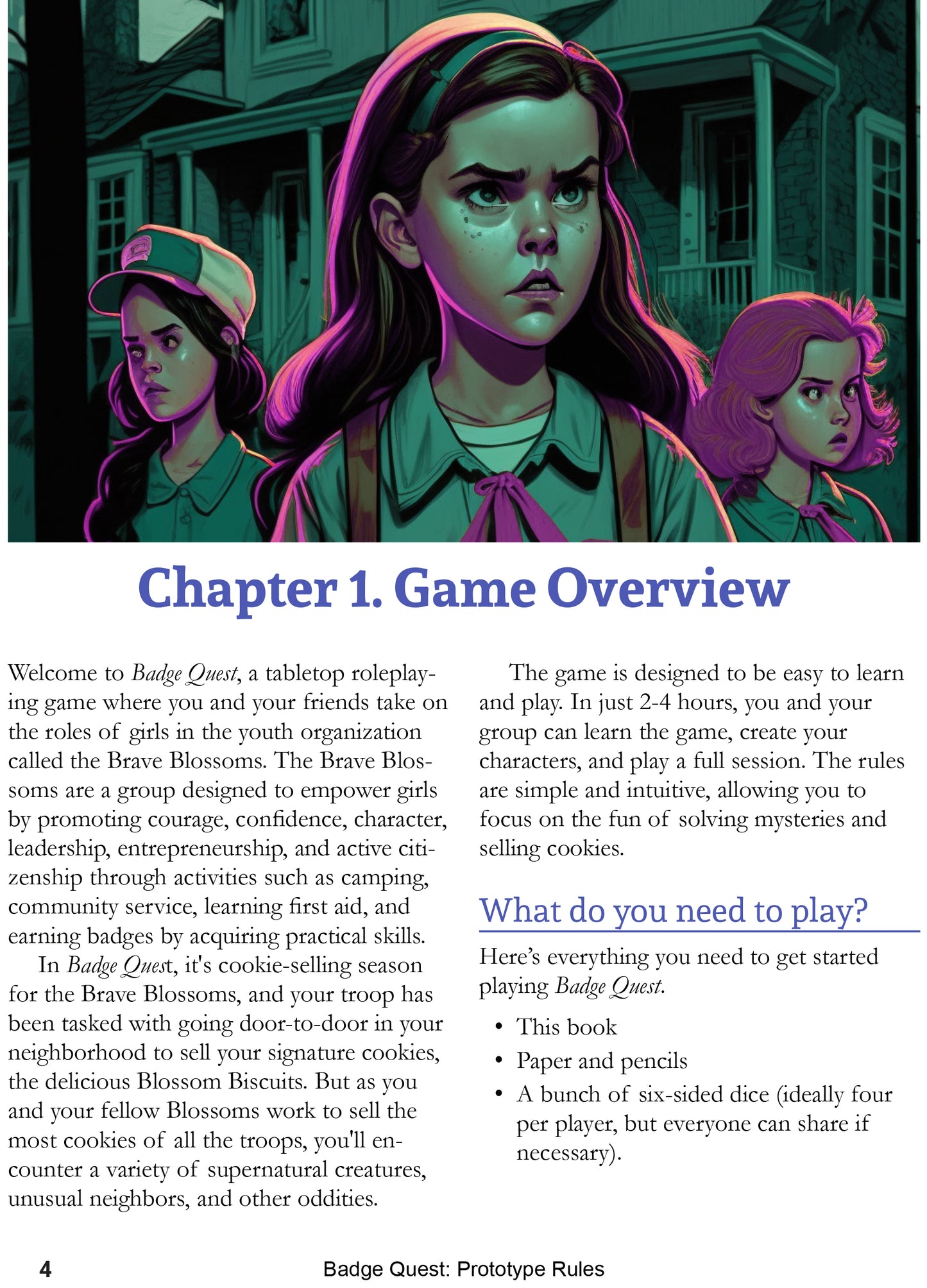 Badge Quest Complete Rulebook (PDF Only)