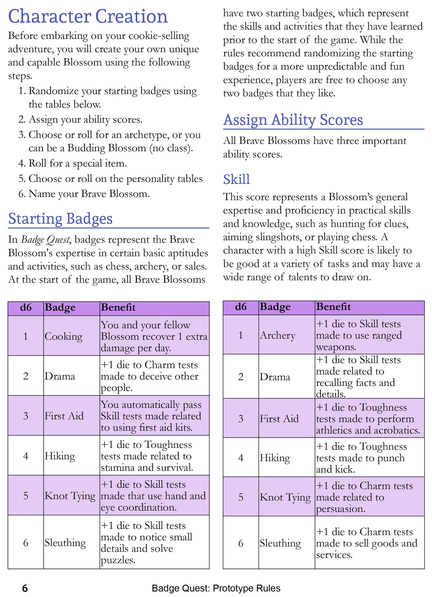 Badge Quest Complete Rulebook (PDF Only)