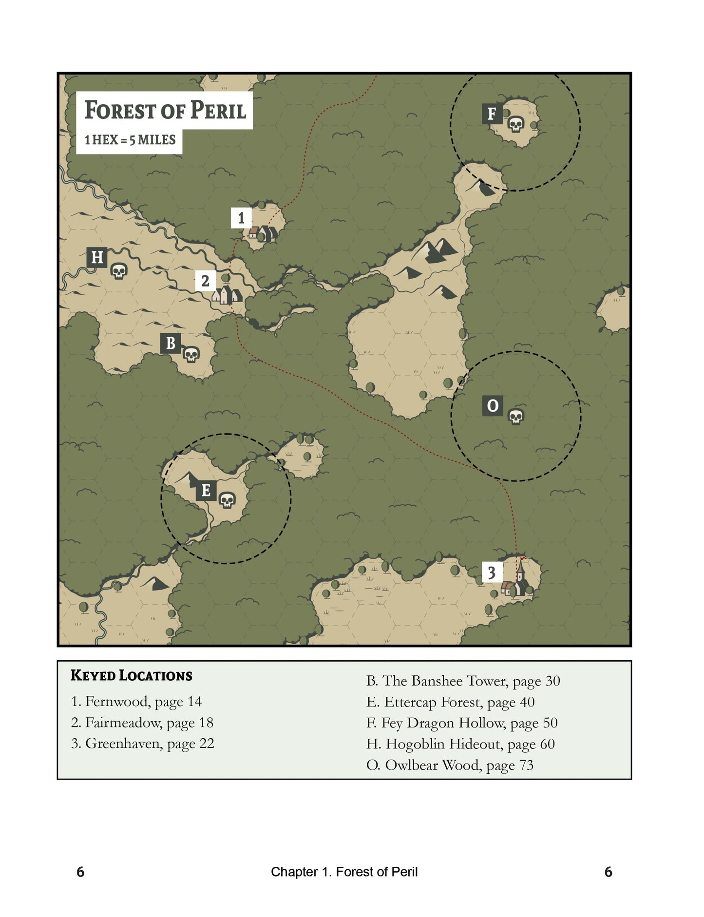 Dungeons & Lairs: Forest of Peril (PDF Only)