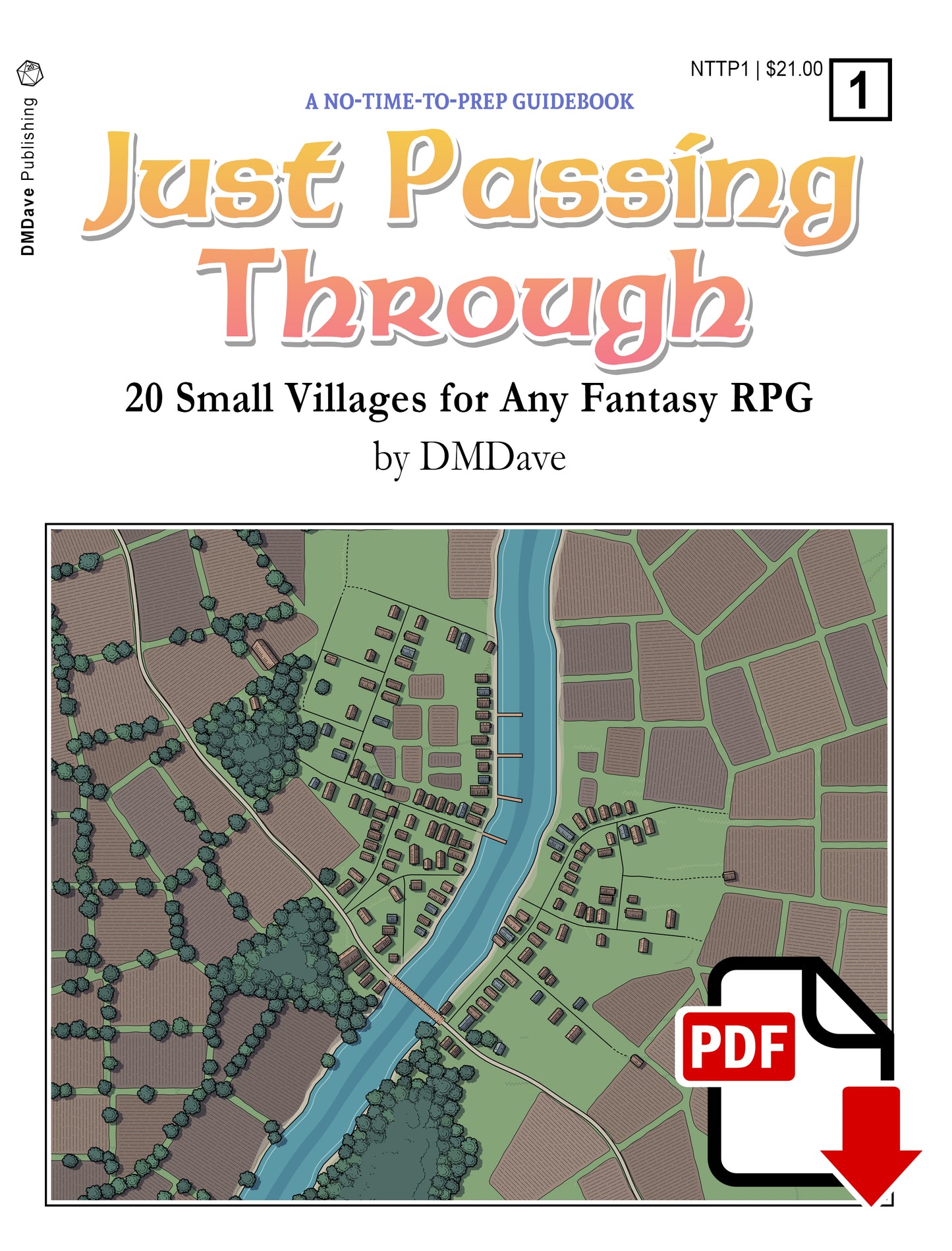 Just Passing Through: 20 Small Villages for Any Fantasy RPG (PDF Only)