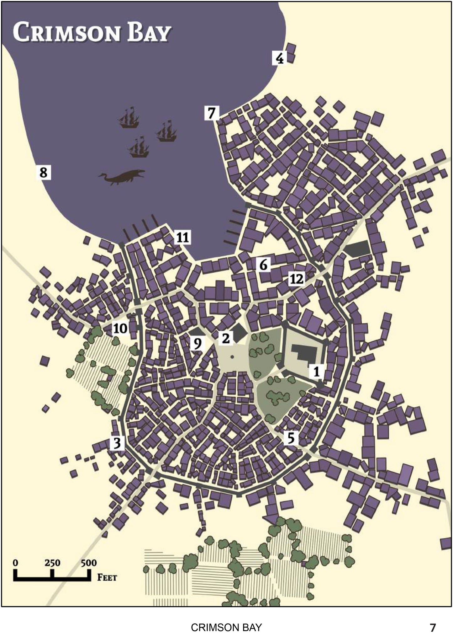 Just Passing Through: 12 Mid-Sized Towns for Any Fantasy RPG (PDF Only)