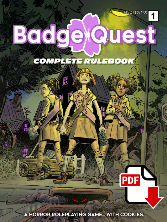 Badge Quest Complete Rulebook PDF (Digital File Only)