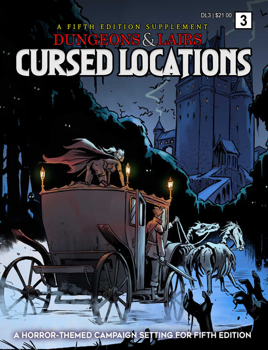 Dungeons & Lairs 3: Cursed Locations Softcover and PDF